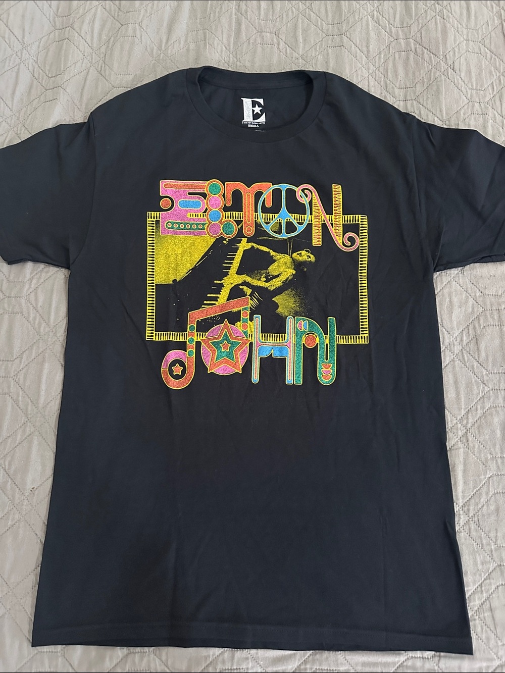 Elton John tour shirt Size Medium
